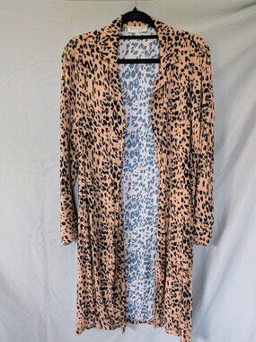 Philosophy Leopard Print Kimono